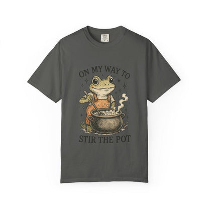 On My Way to Stir the Pot — Frog Graphic Tee