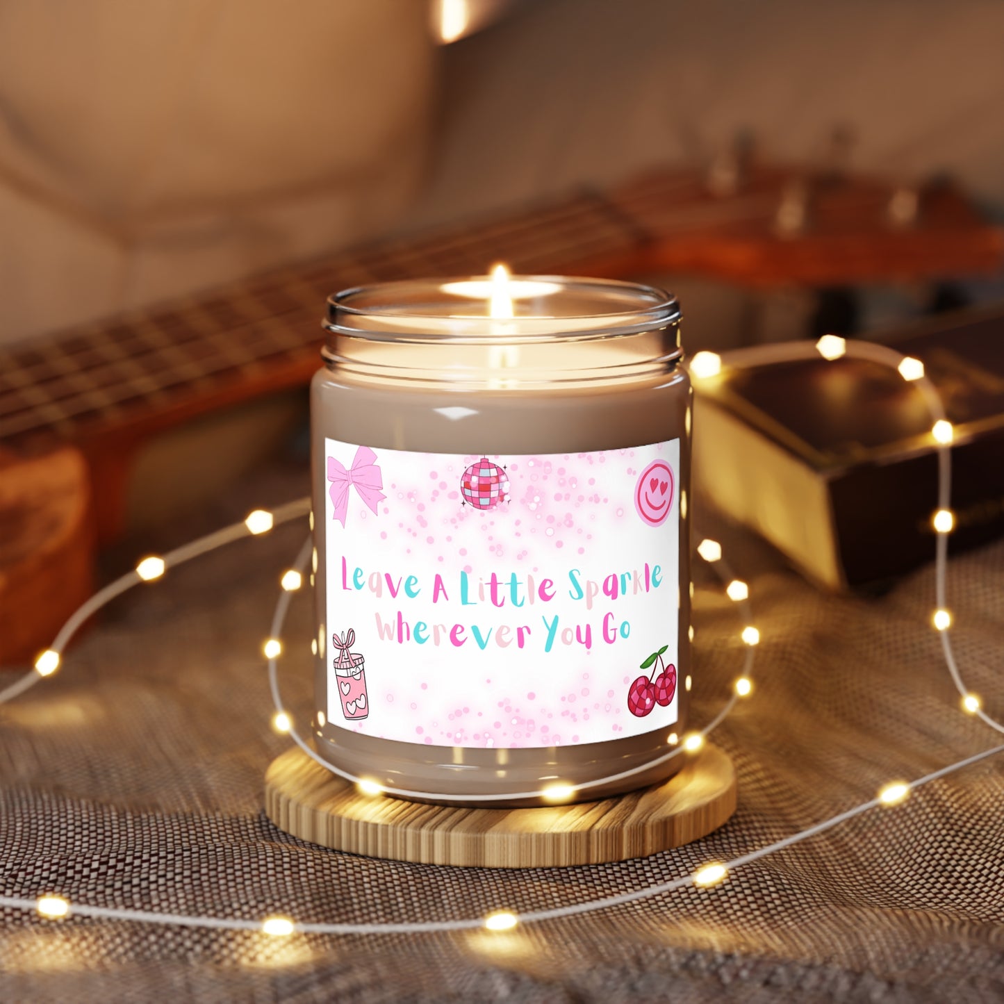 Leave A Little Sparkle Wherever You Go Soy Candle