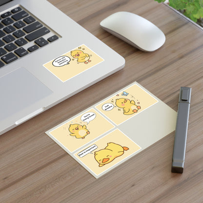 Motivational Duckies  Sticker Sheets