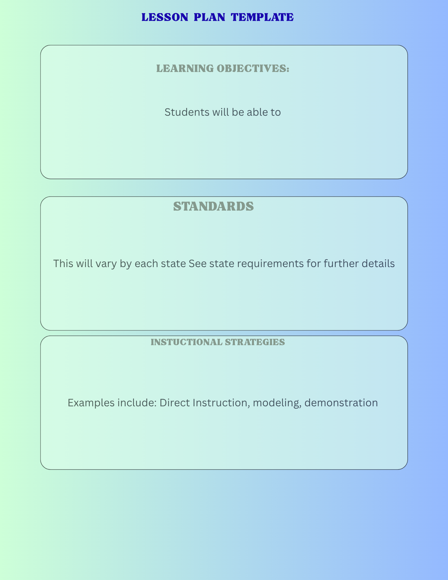 Student Teacher Workbook