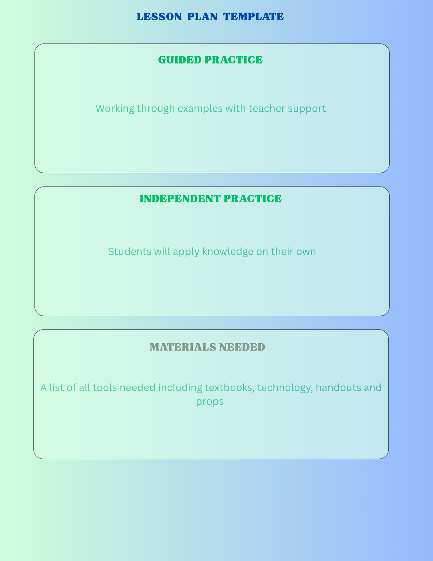 Student Teacher Workbook