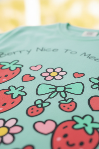 Berry Tee Detail