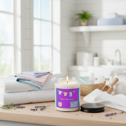 Clean Vibes Candle - No Lid Laundry