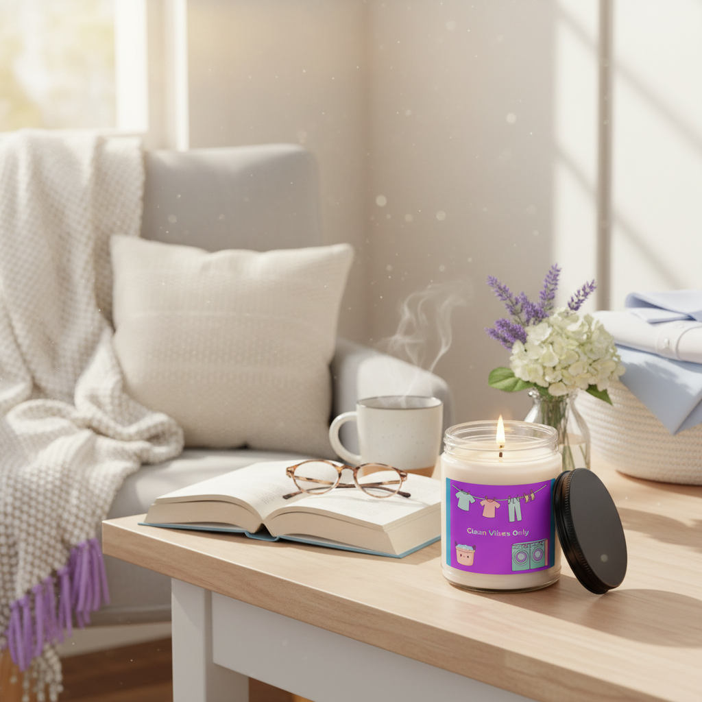 Clean Vibes Candle - No Lid Relaxing