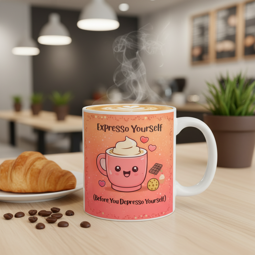 Expresso Yourself Mug Lifestyle