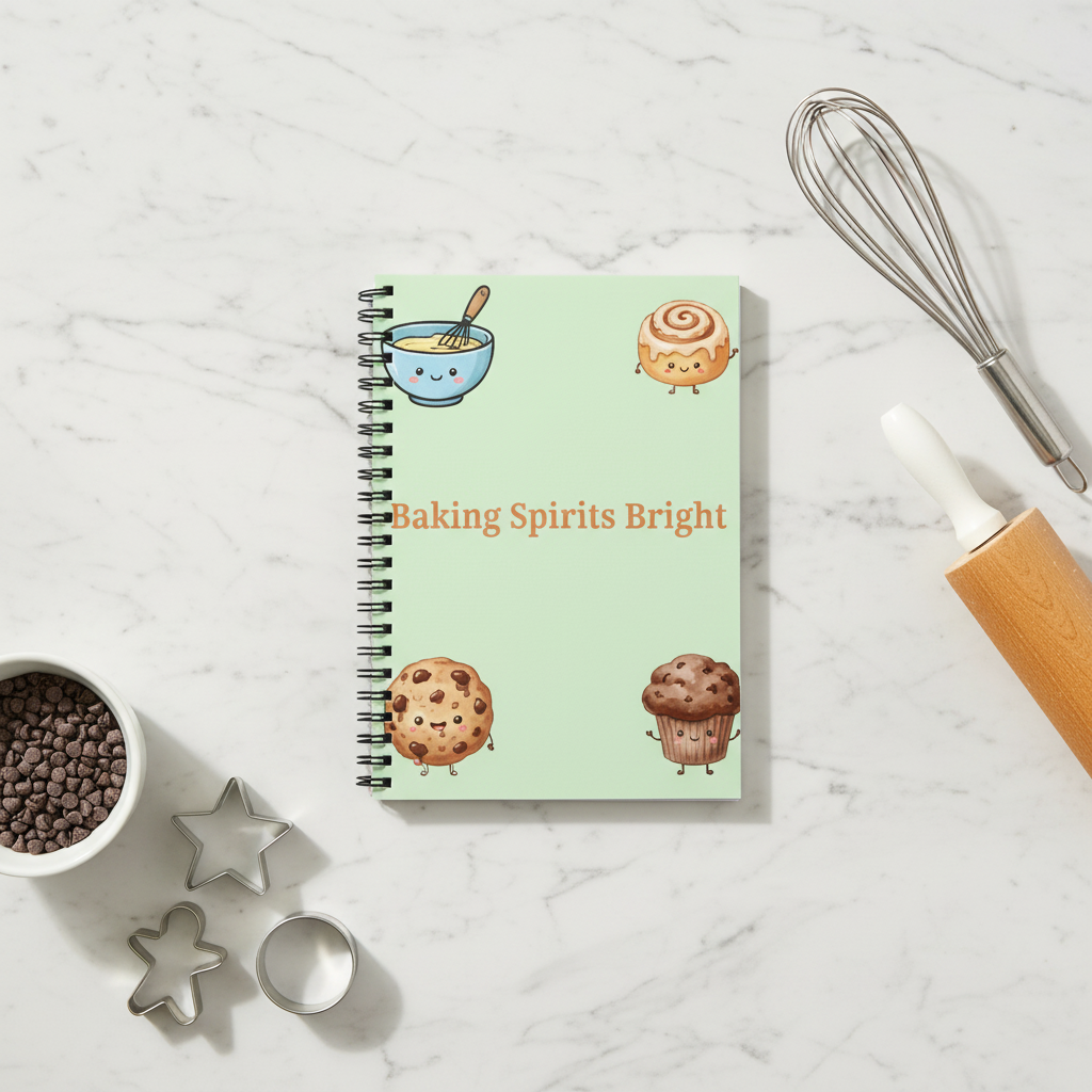 Flat lay with baking tools