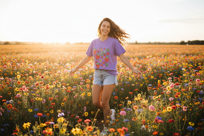 Flower field lifestyle