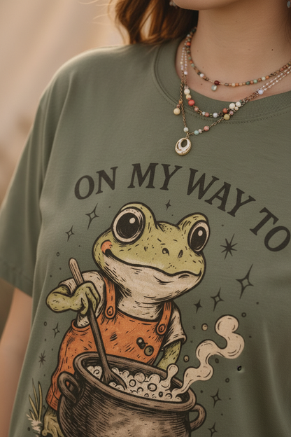 Frog Tee Detail