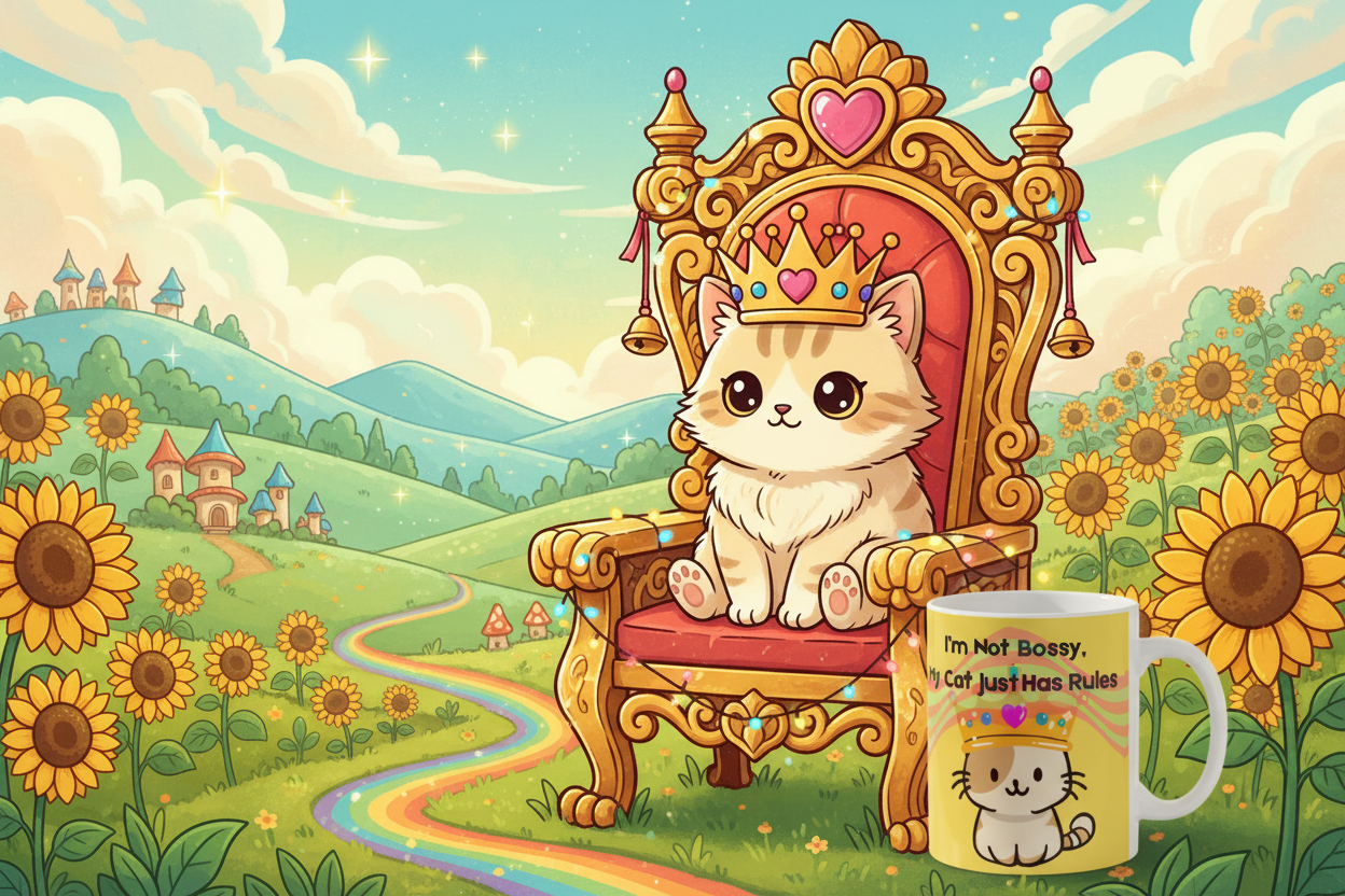 Her Majesty rules the land