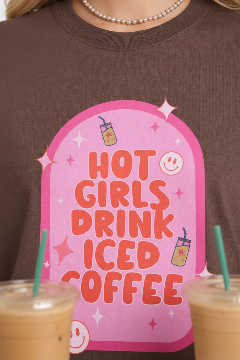 Hot Girls Iced Coffee Detail