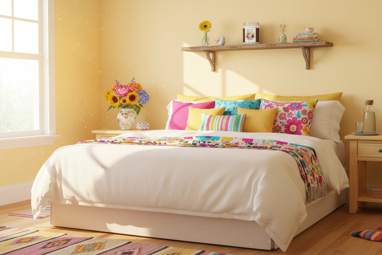 Guest Room Floating Shelf