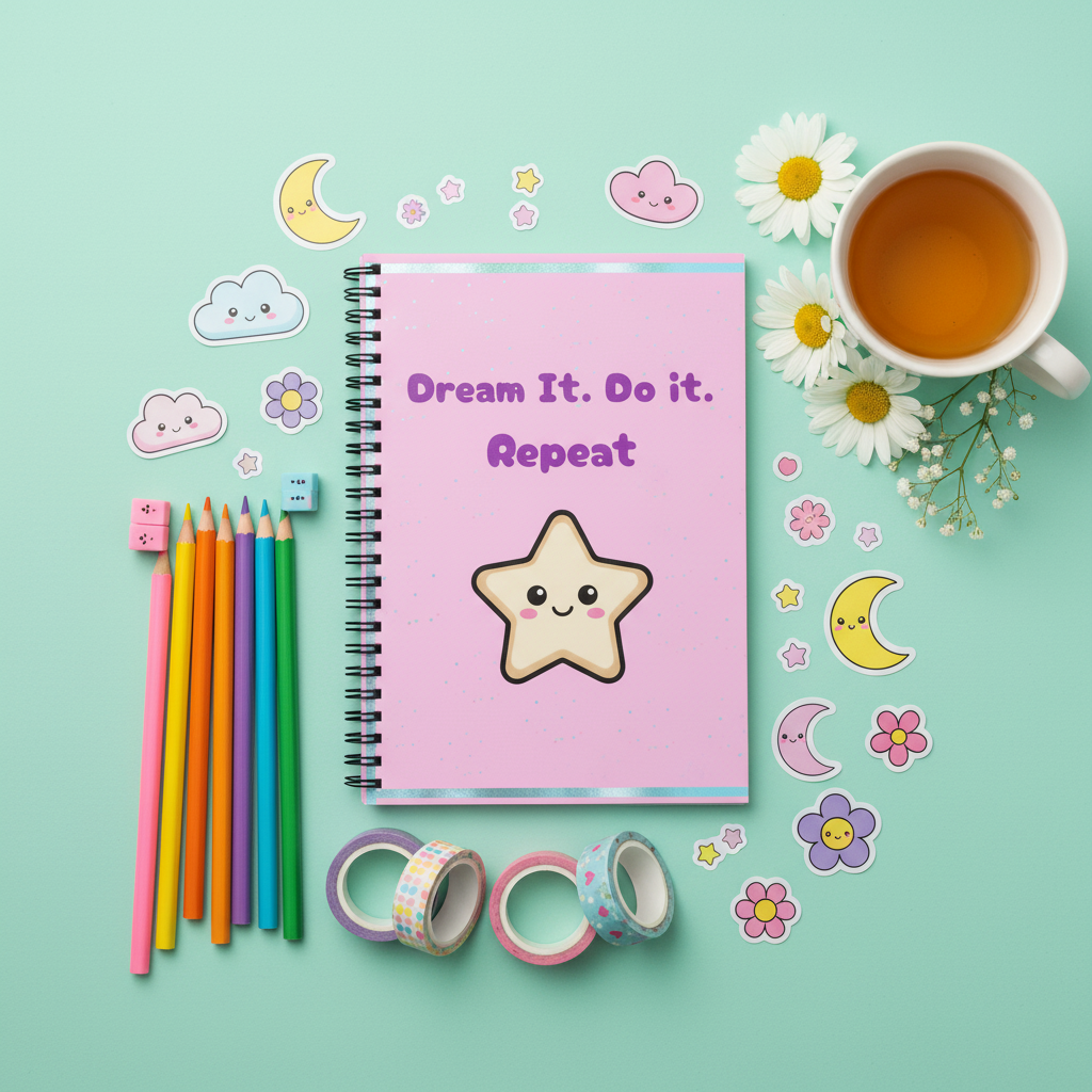 Stationery Flat Lay