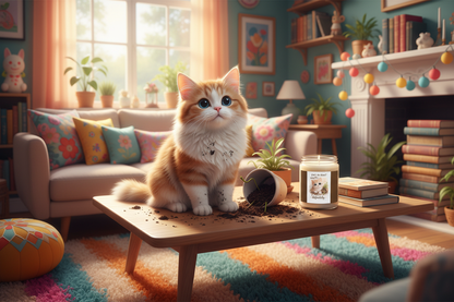Cat Knocked Over Plant