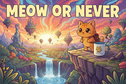 Meow or Never adventure illustration
