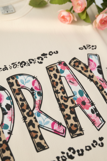 PRAY Tee Detail