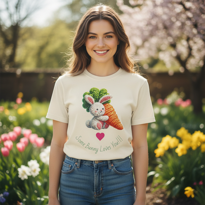 Some Bunny Loves You Tee Lifestyle