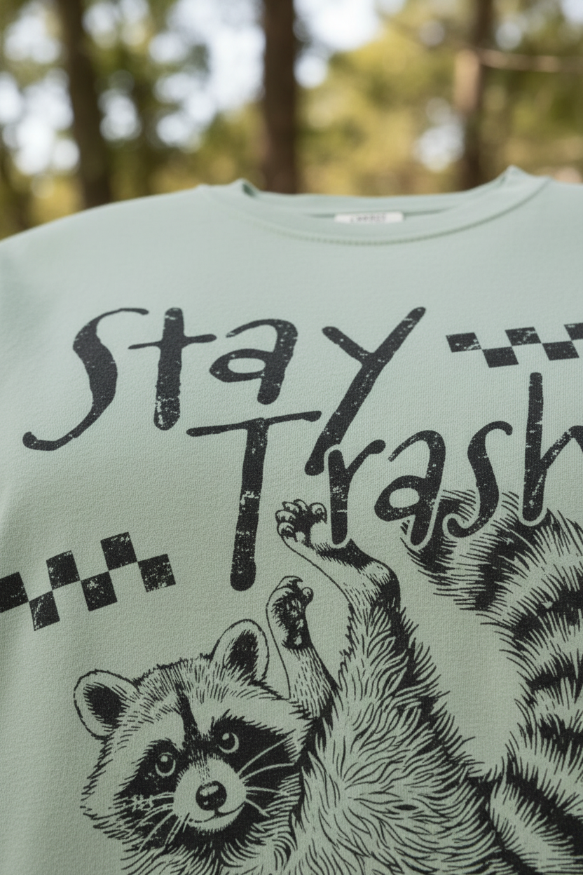 Trashy Raccoon Detail